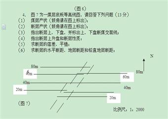 中國礦業(yè)大學(xué)《煤礦地質(zhì)學(xué)》試卷及參考答案六